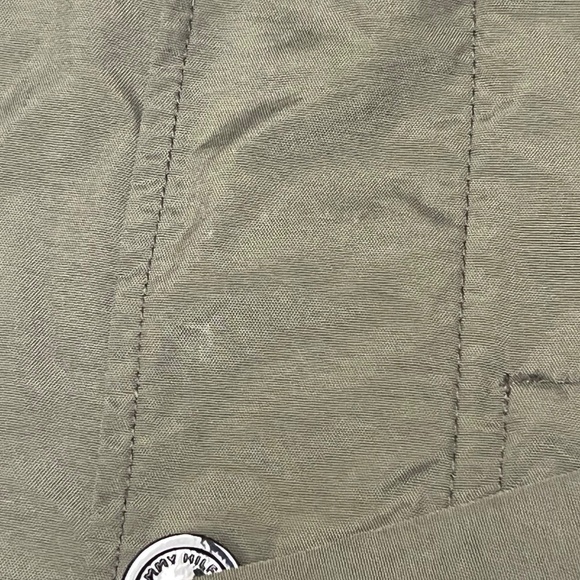 Tommy Hilfiger Military Field Jacket XL Olive Green Collared Vintage Utility - Picture 13 of 16